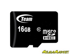 TUSDH16GUHS03  MicroSDHC Team Group TUSDH16GUHS03 16GB Class 10 UHS| + SD adapter